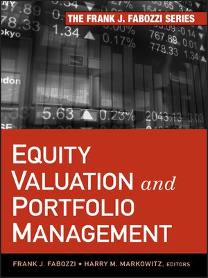 cover image of Equity Valuation and Portfolio Management